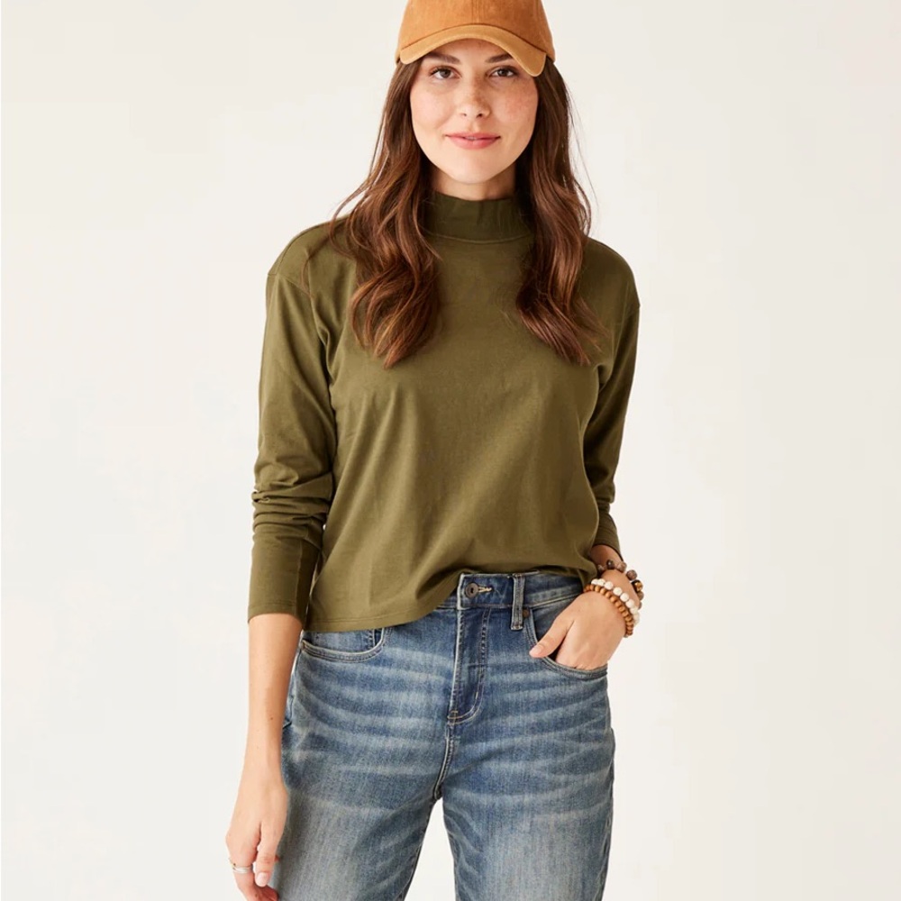 Carve Designs Olive Long Sleeve Top